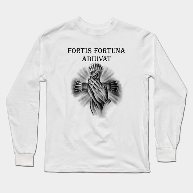 Fortis Fortuna Adiuvat Tattoo John Wick Long Sleeve T-Shirt by kaitokid